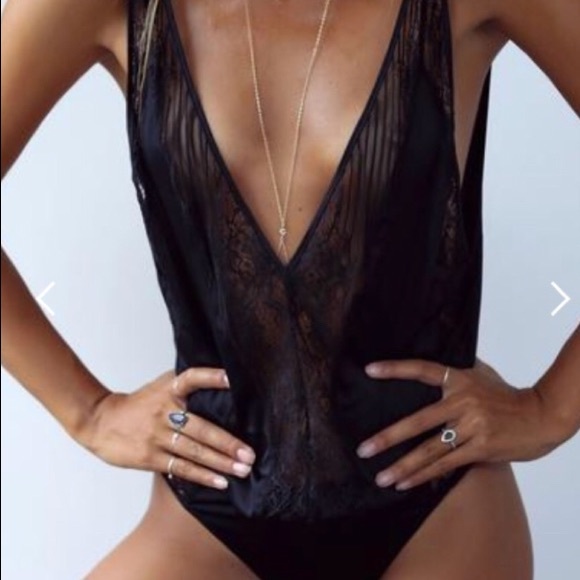 Goosebery Intimates Other - 🔥Gooseberry Intimates Love Stories Silk Bodysuit